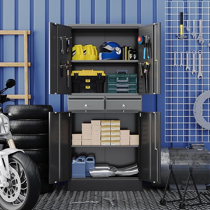 Garage Storage Cabinet, Metal Storage Cabinet - Image 6