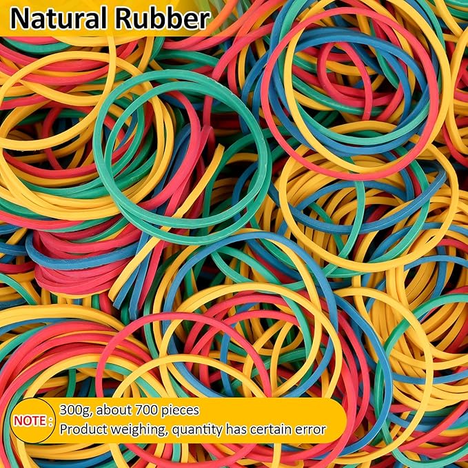 700 Pcs Rubber Bands, Size #16 Reusable Elastic Rubber Band - Image 6