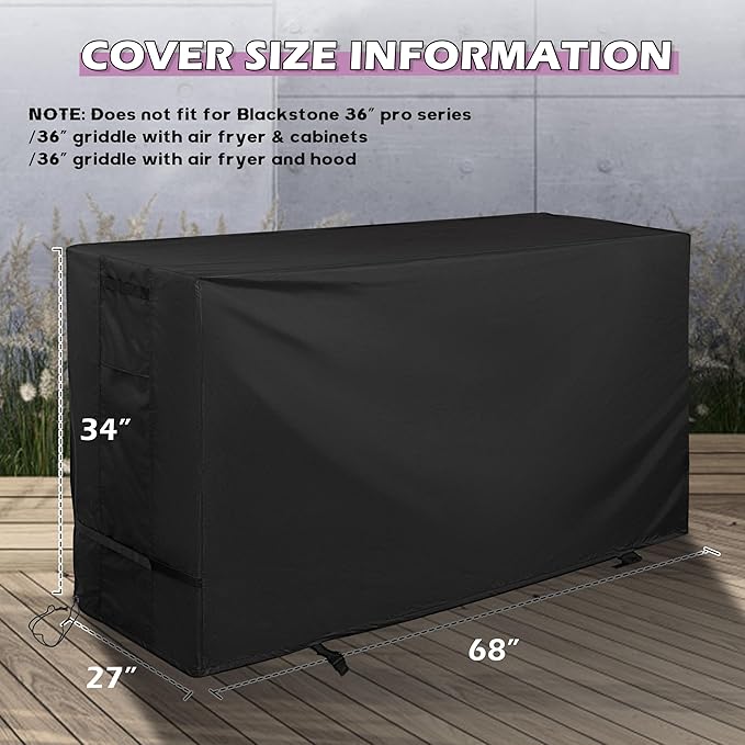 Grill Cover for Blackstone 36 Inch Griddle - Image 7