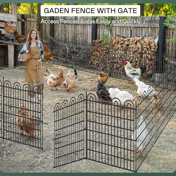 10 Panels Tall Garden Animal Barrier Fence - Image 6