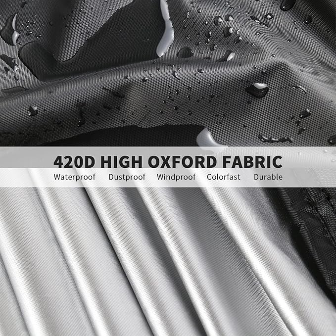 Outdoor Prep Table Cover 30 Inch, Waterproof Patio Stainless Steel Metal BBQ - Image 4