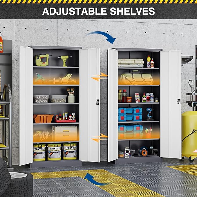 Metal Storage Cabinet-72” Tall Steel File Cabinets - Image 4