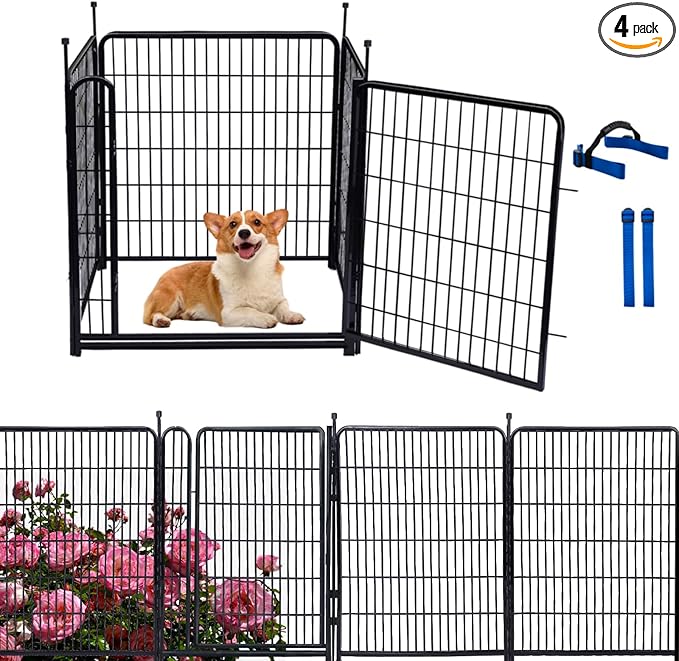 Tall Garden Fence Animal Barrier, 48 in Fencing by Okaygardn