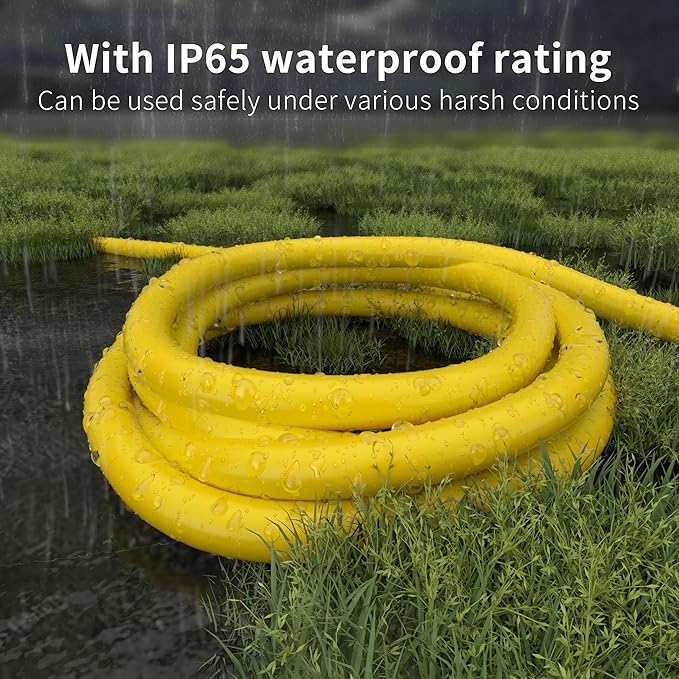 HUANCHAIN 12/3 25ft 2 Pack Heavy Duty Outdoor Extension Cord 25 ft Waterproof - Image 4