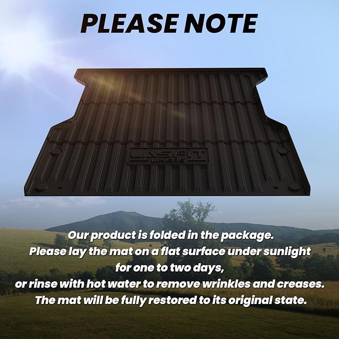 LASFIT Bed Mat for Toyota 2024-2026 Tacoma Truck Bed, All Weather 6ft Car Bed - Image 8