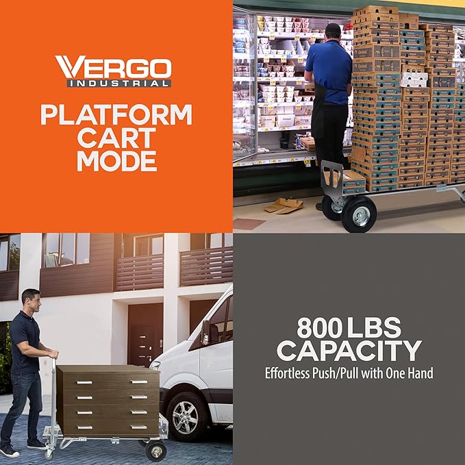 Vergo Industrial Convertible Hand Truck - Image 7