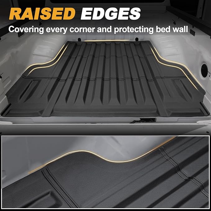 Truck Bed Mat for Nissan Frontier 2022-2026, All Weather Truck Bed Liner for - Image 4