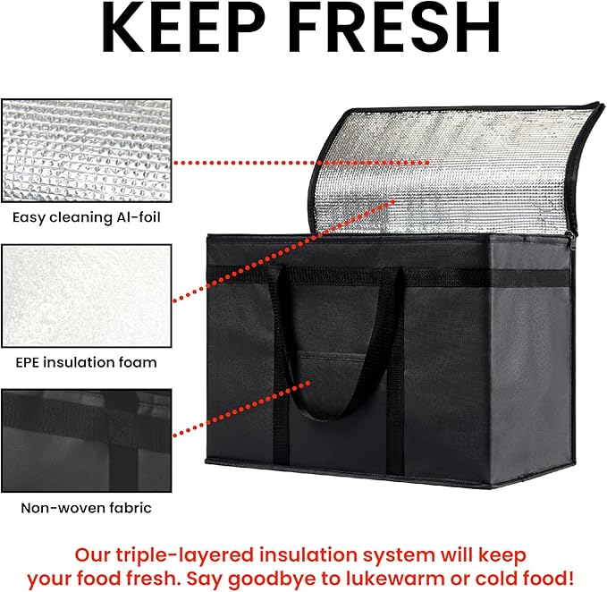 NZ home Insulated Cooler Bag and Food Warmer - Image 3