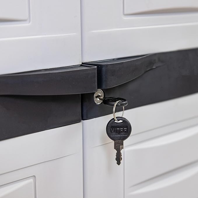 Sunnydaze Lockable Storage Cabinet - Image 9