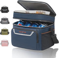 EVERFUN Small Cooler Lunch Box Mini Leak-Proof Soft Double Deck 24 Can Personal by EVERFUN