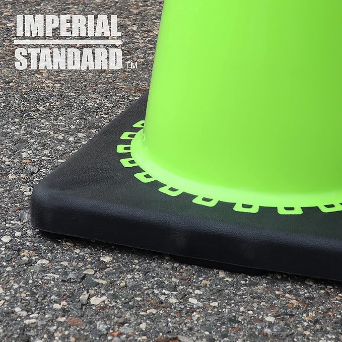 Traffic Cones - Safety Cones - 36" Green Cones - Construction Cones - Road - Image 5