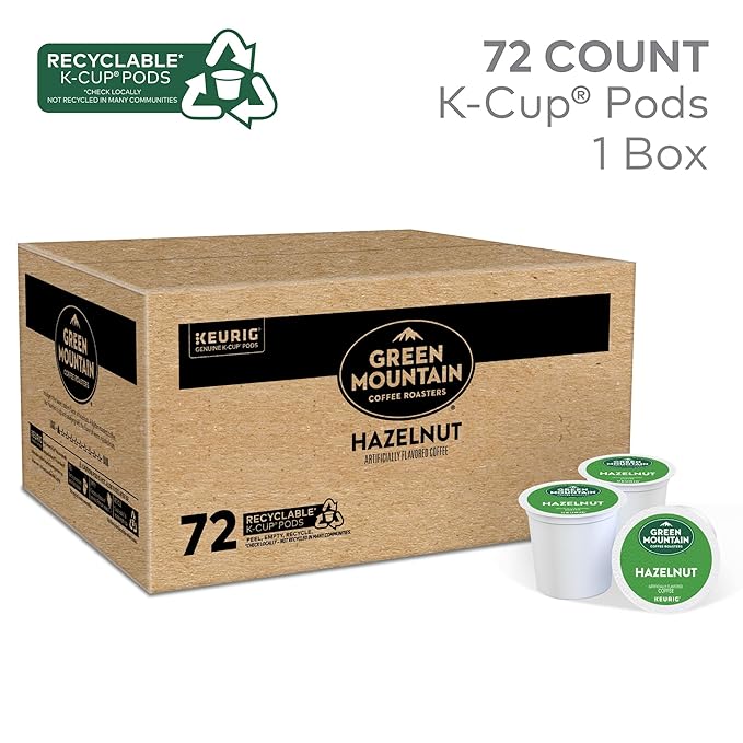 Green Mountain Coffee Roasters Hazelnut Keurig Single-Serve K-Cup pods - Image 2