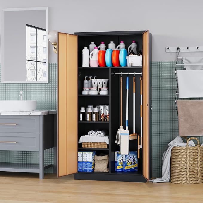 Broom Closet Storage Cabinet - Image 4
