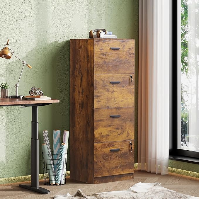 DEVAISE 4 Drawer File Cabinet - Image 2