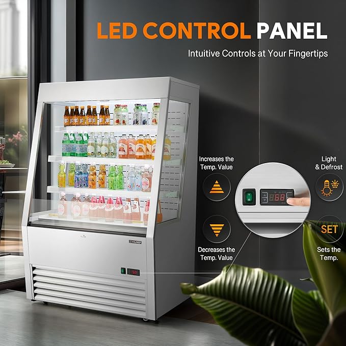 Wilprep Commercial Display Refrigerator, Grab and Go Display Refrigerator - Image 7