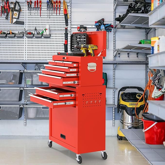 8 Drawer High Capacity Rolling Tool Chest, Tool Box - Image 4