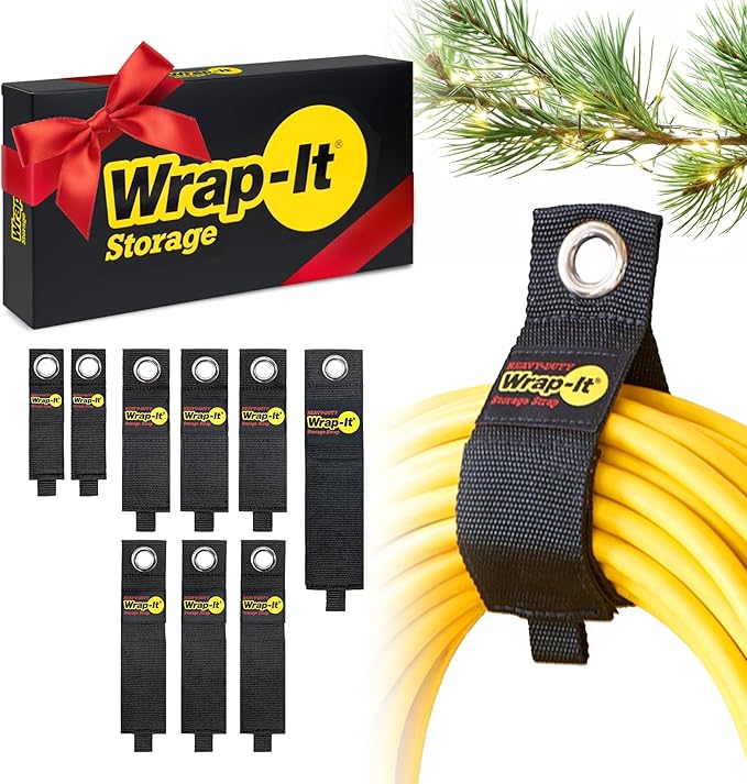 Heavy-Duty Wrap-It Storage Straps, Cord Wrap Keeper, Cable Straps by Wrap-ItStorage