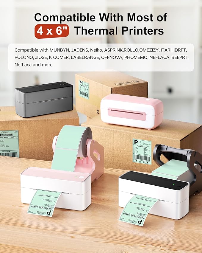 Phomemo 4x6 Thermal Labels for Shipping Label Printer - Image 5