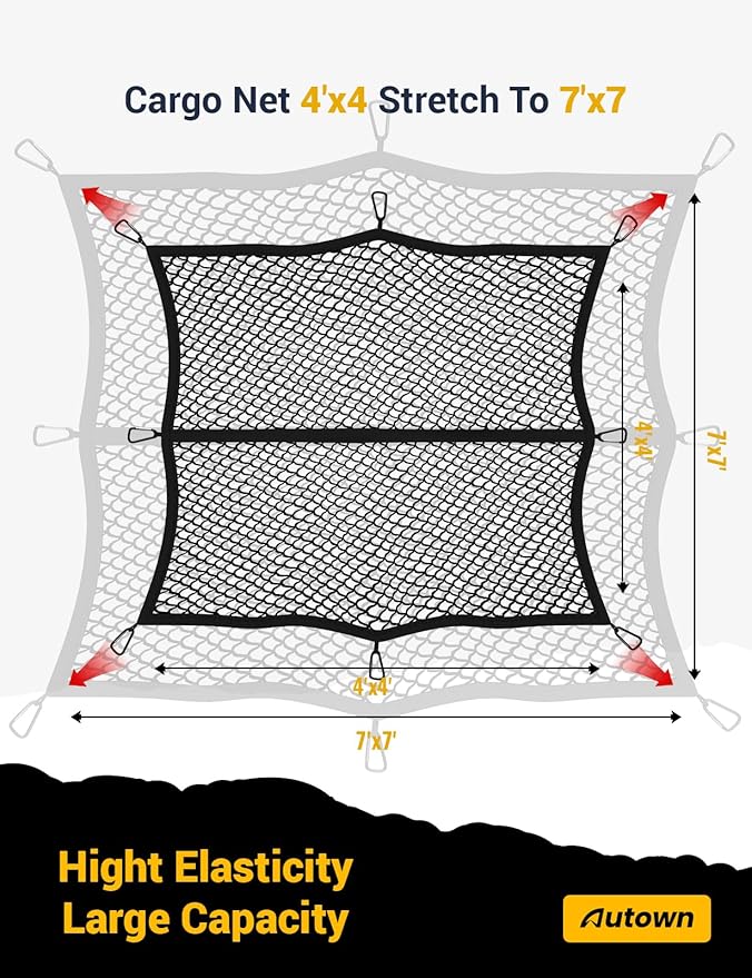 Cargo Net for Pickup Truck Bed - Image 3