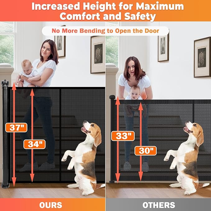 Retractable Baby Gates for Stairs - Image 2