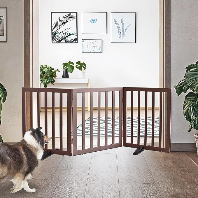 ZJSF Freestanding Indoor Dog Gate by ZJSF