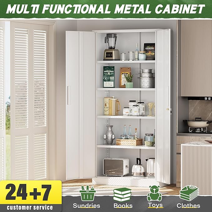 Greenvelly Metal Storage Cabinet - Image 3