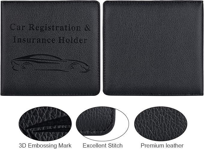 Cacturism Car Registration and Insurance Holder, Vehicle Glove Box Car - Image 4