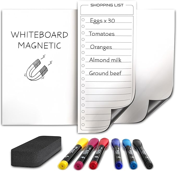 Magnetic White Board for Fridge by Scribbledo