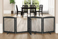 Freestanding Dog Gate with Door, Pet Gate by PUPETPO