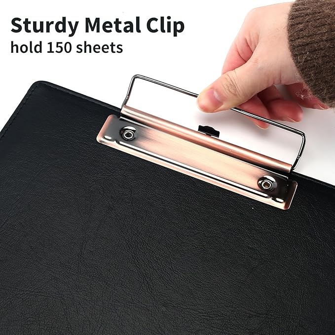 A4 Clipboard, 3 Pack PU Clipboards - Image 6