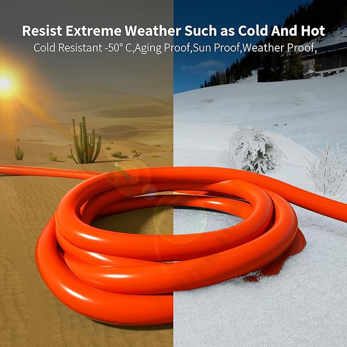HUANCHAIN 12/3 Gauge Heavy Duty Outdoor Extension Cord 6 ft Waterproof - Image 5