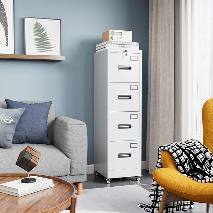 Aobabo 4 Drawer File Cabinet - Image 2