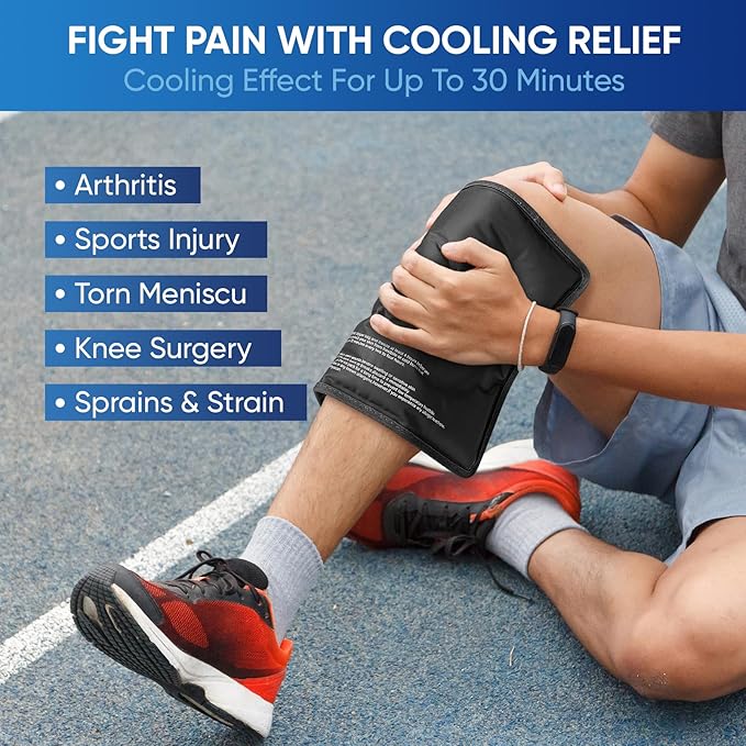 APEXUP Gel Ice Packs for Injuries Reusable, Flexible Double Sided Cold Packs - Image 6