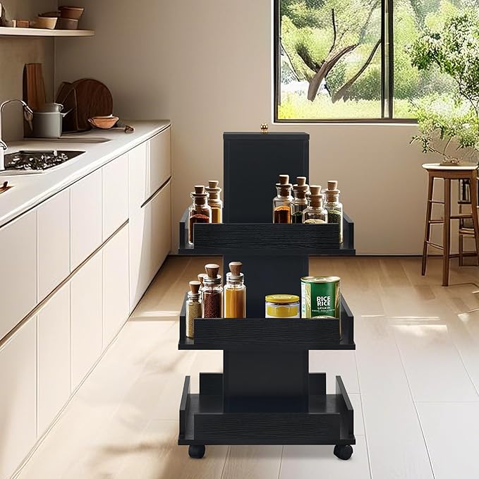 BarberPub Multi-Functional Kitchen Trolley - Image 2