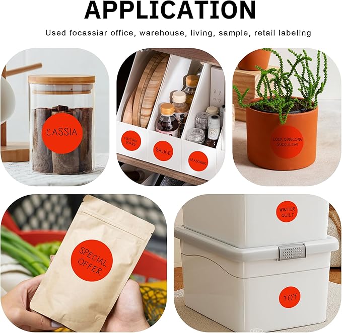 Easy to Use 2 Inch Round Red Color - Image 7