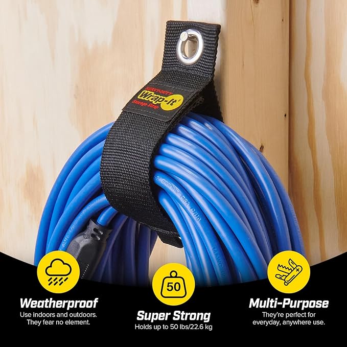 Heavy-Duty Wrap-It Storage Straps, 17-inch - Image 4