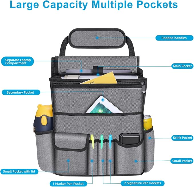 Car Front Seat Organizer| Efficient Car Organizers and Storage | Laptop - Image 4