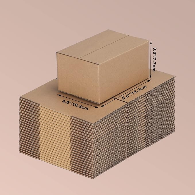 Edenseelake 40 Pack 6x4x3 inches Shipping Boxes Small Cardboard Boxes - Image 4