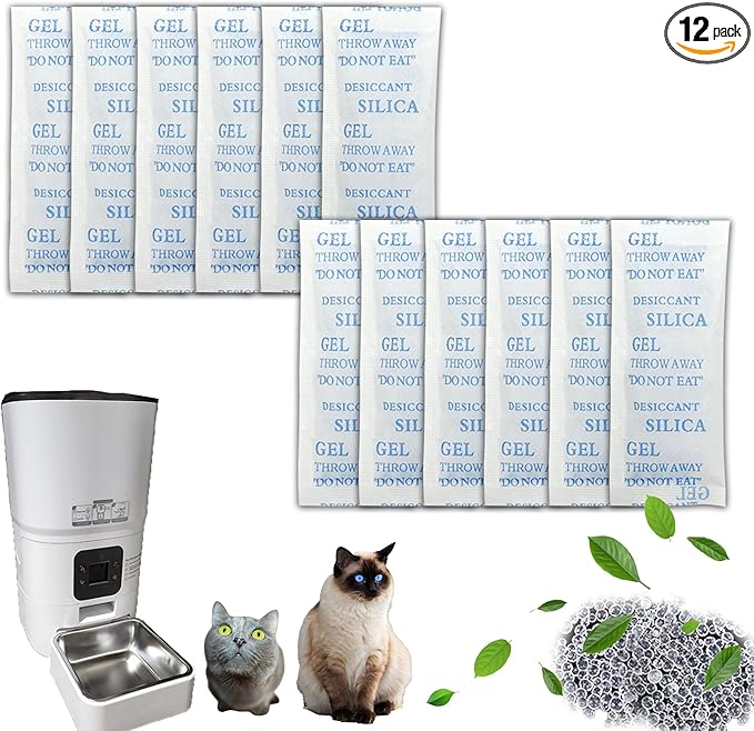 xcivi 12-Pack Pet Food Desiccant Bag, Compatible by xcivi