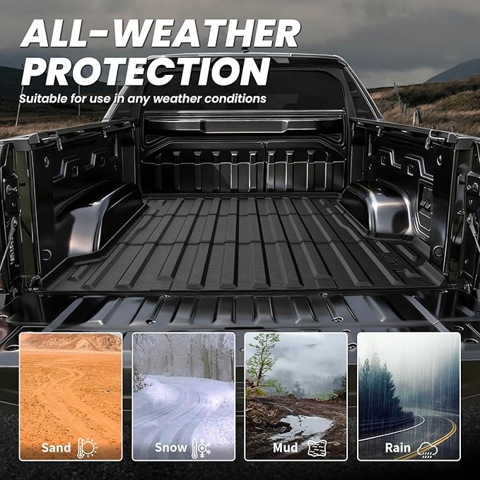 LASFIT Truck Bed Mat for Chevrolet Chevy Silverado EV WT 2024-2026 5.9FT Only - Image 8