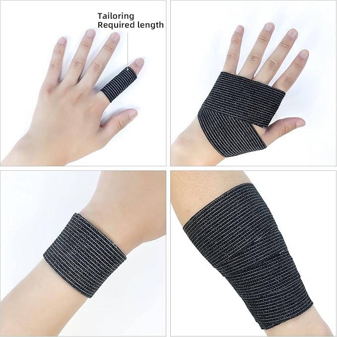 Carbou-Self Adhesive Bandages Sports Wrap, Athletic Elastic Cohesive Bandage - Image 3