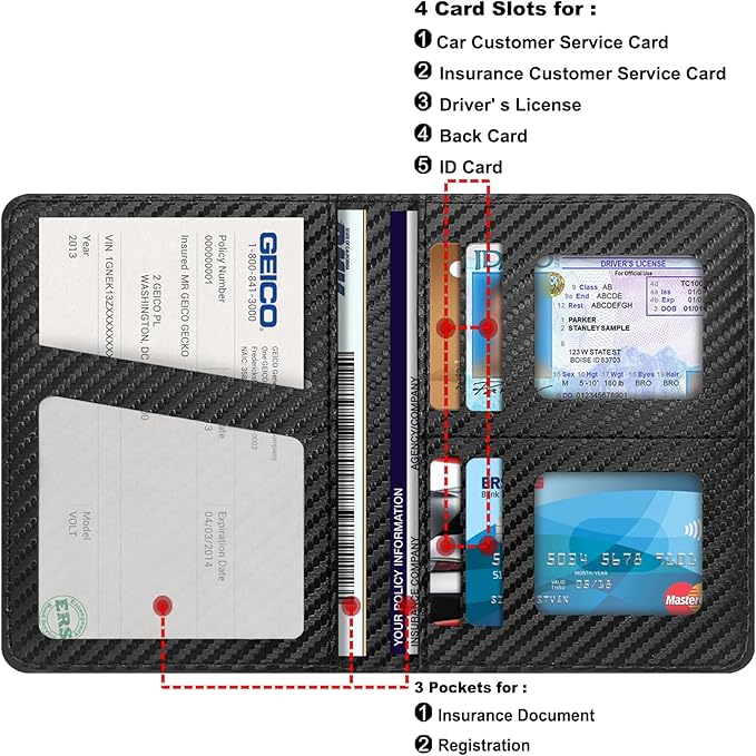 Car Registration and Insurance Holder - Image 2