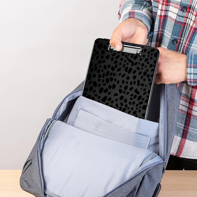Clipboard with Storage, Plastic Storage Clipboard with Low Profile Clip - Image 7