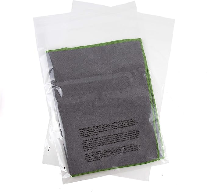 Poly Bags 14x20 with Suffocation Warning by RetailSupplyCo