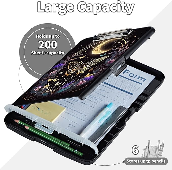 Clipboard with Storage, Clip Boards 8.5X11 with Storage & Pen Holder, Heavy - Image 7