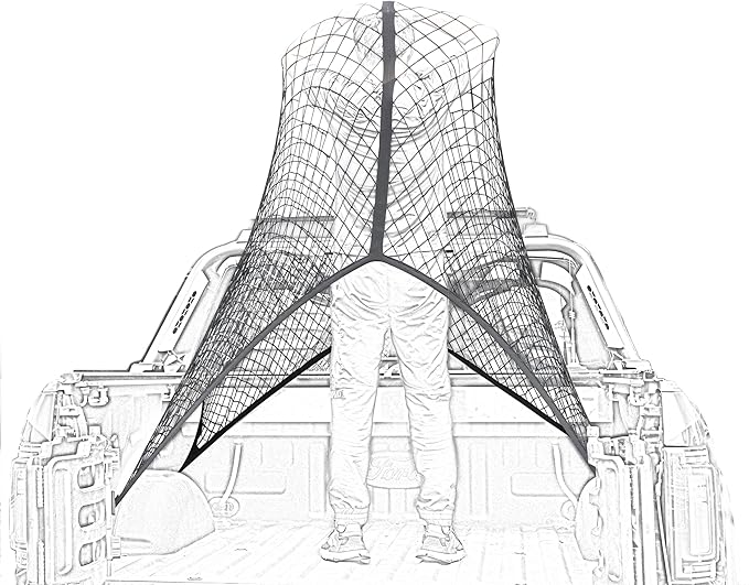 Highly Elastic Cargo Net, Simple Truck Bed Cargo Mesh Organizer, Suitable by SENYAZON