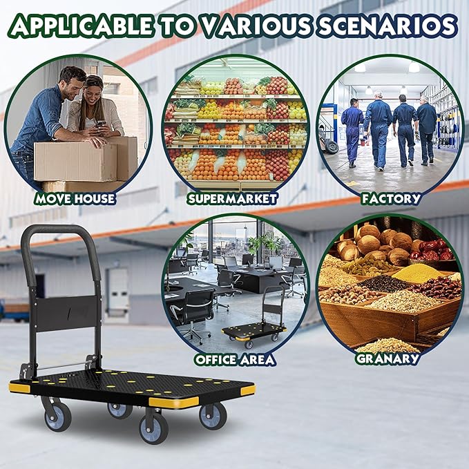 Medium-Duty Foldable Platform Cart - Image 7