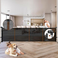 200.1" Retractable Baby Gate Extra Wide, Mesh Gate Long Child Gate Pet Gate by Dueelala