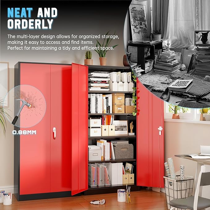 Superday Metal Storage Cabinet - Image 6