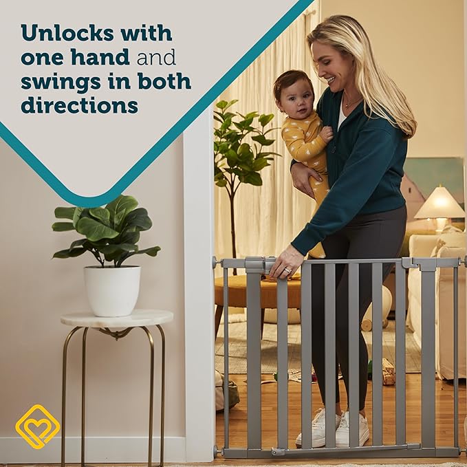 Safety 1st Baby Gate, Adjustable 29"-38" Wide, Pressure Mount | Walk Through - Image 4